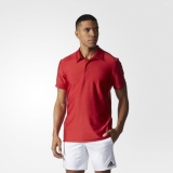 W4p4358 - Adidas All Premium Polo Shirt Red - Men - Clothing